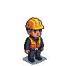 Ready City Worker: Isometric Construction Scene
