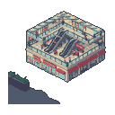 Pixel Art: shopping mall