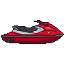 Pixel Art: jetski