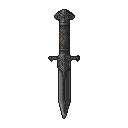 Pixel Art: ornamental knife
