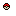 A pixel art Pokeball with a red top, cream bottom, and dark brown band, on a black background.