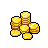 Golden Treasure Pile: Retro RPG Reward