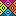 Repeating diamond shapes in neon yellow, hot pink, orange, and electric blue with white highlights on a black background.