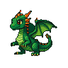 Pixel Art: small dragon