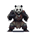 Ferocious Panda Warrior: Blood-Red Eyes, Primal Rage