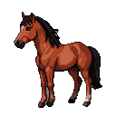 Pixel Art: horse