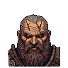 Pixel Art: set of unique game character portraits - brutal adult rpg st...