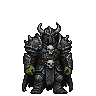 Pixel Art: orc set in different ranks