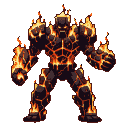 Fiery Golem: Inferno Power Unleashed
