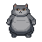 Pixel Art: vary chunky cat