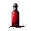 Pixel Art: bottle with blood