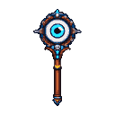 Pixel Art: eye orb wand