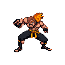 Pixel Art: fighter character