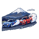 Drifting Cars: Snow Mountain Speed Race