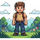 Pixel Art: Crie um protagonista de jogo em estilo pixel art (2D), com a...