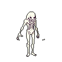 full body strange character - Pixel Art | generated with AI by sandacz