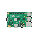 Raspberry Pi. - Pixel Art | generated with AI by Sermoth Shadowcaster