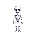 Pixie Skeleton skeleton - Pixel Art | generated with AI by sandacz