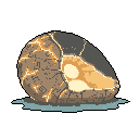 A cracked, ancient egg-like object glows with vibrant light, hinting at a powerful emergence or transformation. Its broken shell reveals a bright, internal energy source, casting a reflection on the damp surface below.