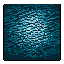 This pixel art captures the serene beauty of shimmering teal water or metal. Light radiates from the center, creating a tranquil yet slightly mysterious reflective surface.