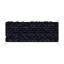This pixel art showcases a textured, dark brick wall segment rendered in a simple, yet effective, monochromatic style. The image highlights the subtle variations in the bricks, creating a sense of depth and realism against a black background. It evokes a stark, functional feel, reminiscent of a structural element or game asset.