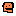 A simple, retro pixel art face smiles out, rendered in bold orange against a stark black backdrop. The minimalist design evokes early video game aesthetics with its blocky features and high-contrast color scheme.