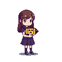 A young girl with brown hair clutches a large yellow pencil, its cartoon face hinting at a shared, quiet melancholy. Her simple dress and dark eyes complete the image of a child and her peculiar companion.