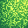 This pixel art captures an abstract, overhead view of grass, using varying shades of green and yellow to create a naturalistic and textured pattern. The image evokes a sense of nature through its simple, pixelated depiction of a grassy field.