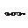 Three minimalist, pixelated "eyes" with distinct orange, brown, and light blue irises stare out from a black void. The stark composition and limited color palette create a mysterious and enigmatic feel, emphasizing the simple yet striking forms.
