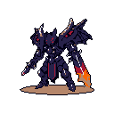 A heavily armored warrior stands ready for battle, wielding a fiery blade and glowing energy weapon. This menacing figure, possibly a corrupted knight or demon, exudes power and dark fantasy vibes.