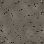 This pixel art showcases a close-up of a rough, weathered stone or rock surface. Muted earth tones and scattered black and white pixels create a somber, textural feel.