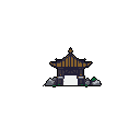 A solitary, ornate gateway stands bathed in a bright white light, its dark architecture hinting at a mysterious destination. Framed against a black expanse, the symmetrical archway evokes a sense of isolation and invites the viewer to imagine what lies beyond.