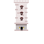 This pixel art showcases a tall, gray tower with glowing yellow windows at its base and dark red windows above, capped with a crenellated roofline. Its simple design and muted palette evoke a classic pixel art aesthetic.