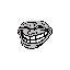 This pixel art rendition perfectly captures the mischievous smirk of the iconic Trollface meme. Rendered in grayscale, the smug expression is instantly recognizable and evokes a sense of playful internet trickery.